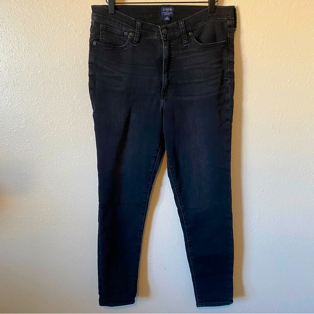 J. Crew 9” high rise skinny jeans